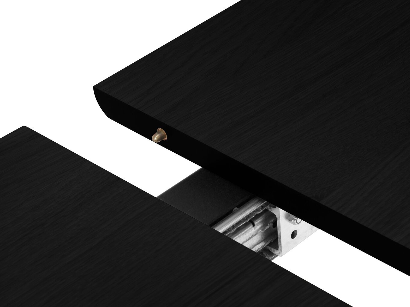 Jatkettava pöytä Intereurs86 Claude 120x80 cm, musta hinta ja tiedot | Ruokapöydät | hobbyhall.fi