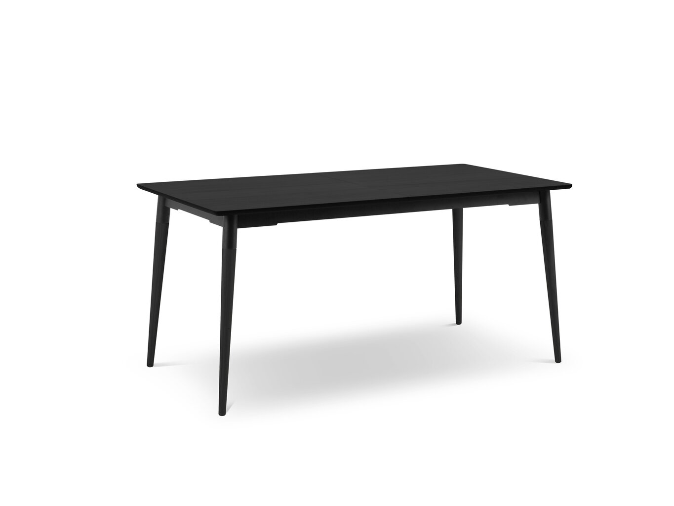 Jatkettava pöytä Intereurs86 Claude 140x90 cm, musta hinta ja tiedot | Ruokapöydät | hobbyhall.fi