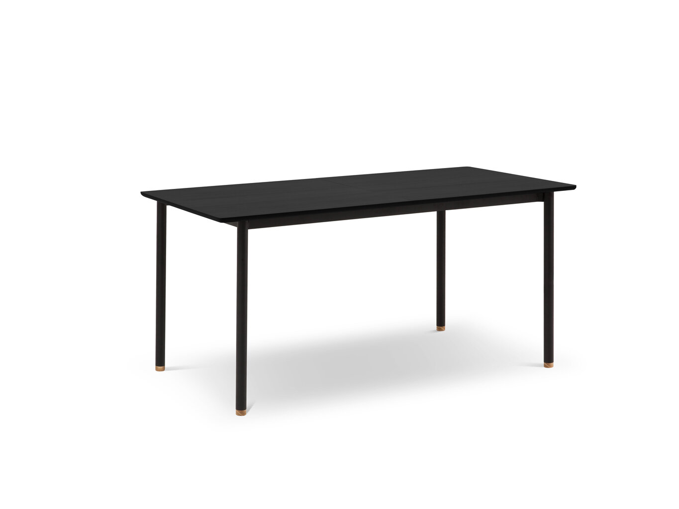 Jatkettava pöytä Interieurs86 Louis 120x80 cm, musta hinta ja tiedot | Ruokapöydät | hobbyhall.fi