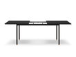 Jatkettava pöytä Interieurs86 Louis 140x90 cm, musta hinta ja tiedot | Ruokapöydät | hobbyhall.fi