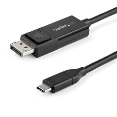StarTech USB-C-DisplayPort-kaapeli, 2 m hinta ja tiedot | Kaapelit ja adapterit | hobbyhall.fi
