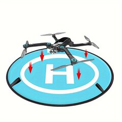 54,99 cm Oranssi &amp; Sininen Hehkuva Drone Laskeutumisalusta - Taittuva, Kannettava Maakiiloilla &amp; Kantojolla Yli 14-vuotiaille hinta ja tiedot | Älylaitteiden lisätarvikkeet | hobbyhall.fi