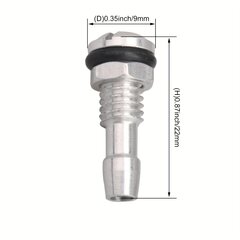 2kpl Rc veneen vesijäähdytysjärjestelmä - M6 tyhjennysnokka 8mm ruuvimuttereilla ja O-rengas sähkö- ja metanoliveneille, yli 14-vuotiaille. hinta ja tiedot | Älylaitteiden lisätarvikkeet | hobbyhall.fi
