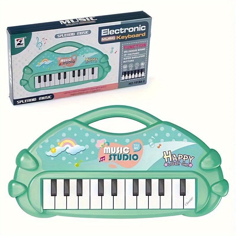 Elektroninen piano-lelu, koulutuksellinen musiikkilelu, 13 näppäintä. hinta ja tiedot | Soittimien lisätarvikkeet | hobbyhall.fi