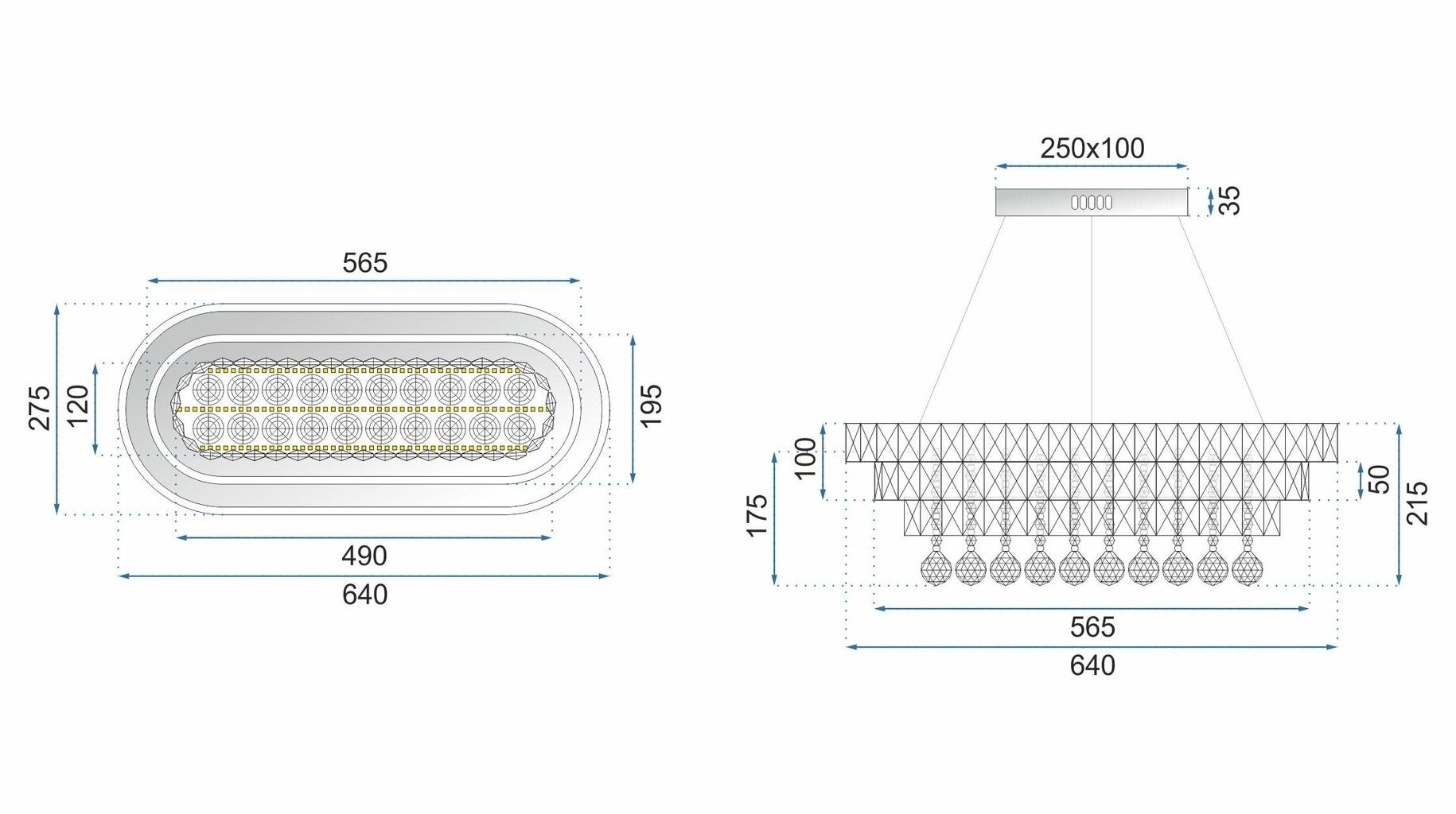 LED-kattovalaisin kaukosäätimellä Titanica hinta ja tiedot | Riippuvalaisimet | hobbyhall.fi