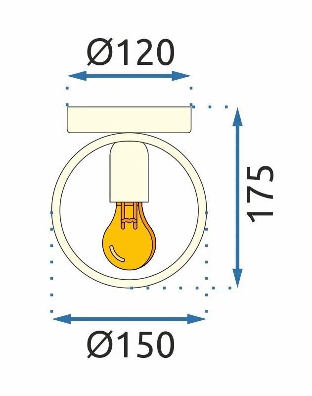 Seinä LED-valaisin Spring, Gold hinta ja tiedot | Seinävalaisimet | hobbyhall.fi