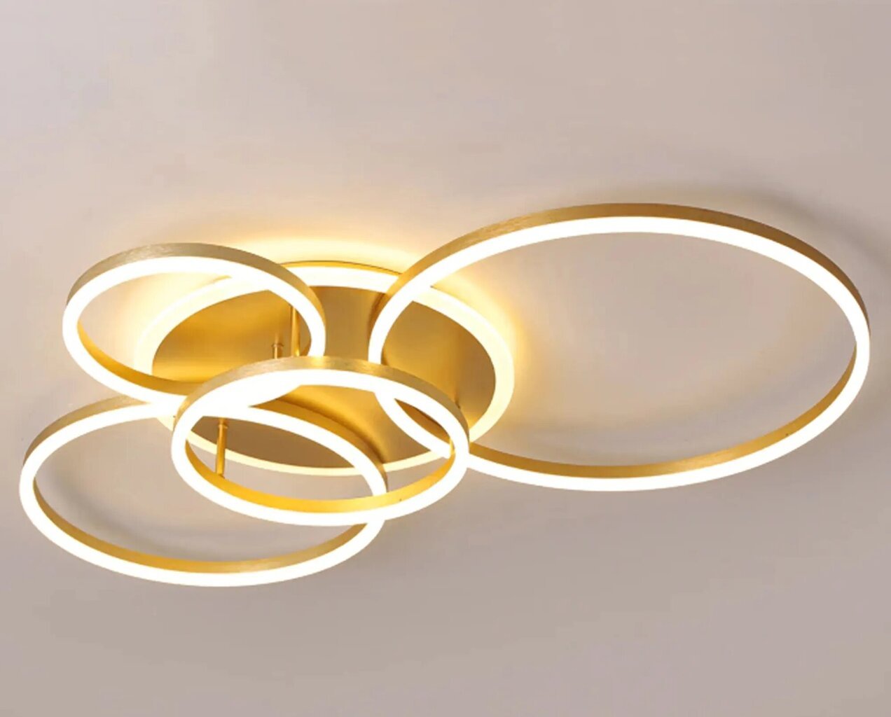 LED-kattovalaisin kaukosäätimellä Splash 8, Gold hinta ja tiedot | Kattovalaisimet | hobbyhall.fi