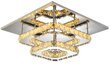 LED kattovalaisin Crystal Square Double, 3000K hinta ja tiedot | Kattovalaisimet | hobbyhall.fi