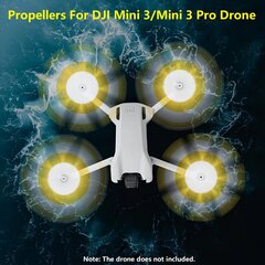 Potkurit DJI Mini 3/Mini 3 Pro Dronille Matalaääniset ja Nopea-Irrotus Terät Tarvikkeet. hinta ja tiedot | Älylaitteiden lisätarvikkeet | hobbyhall.fi