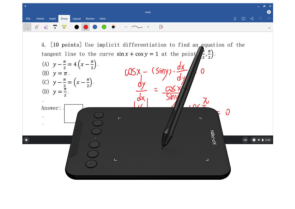 XP-Pen Deco Mini 4 grafiikkalevy hinta ja tiedot | Piirustustaulut | hobbyhall.fi