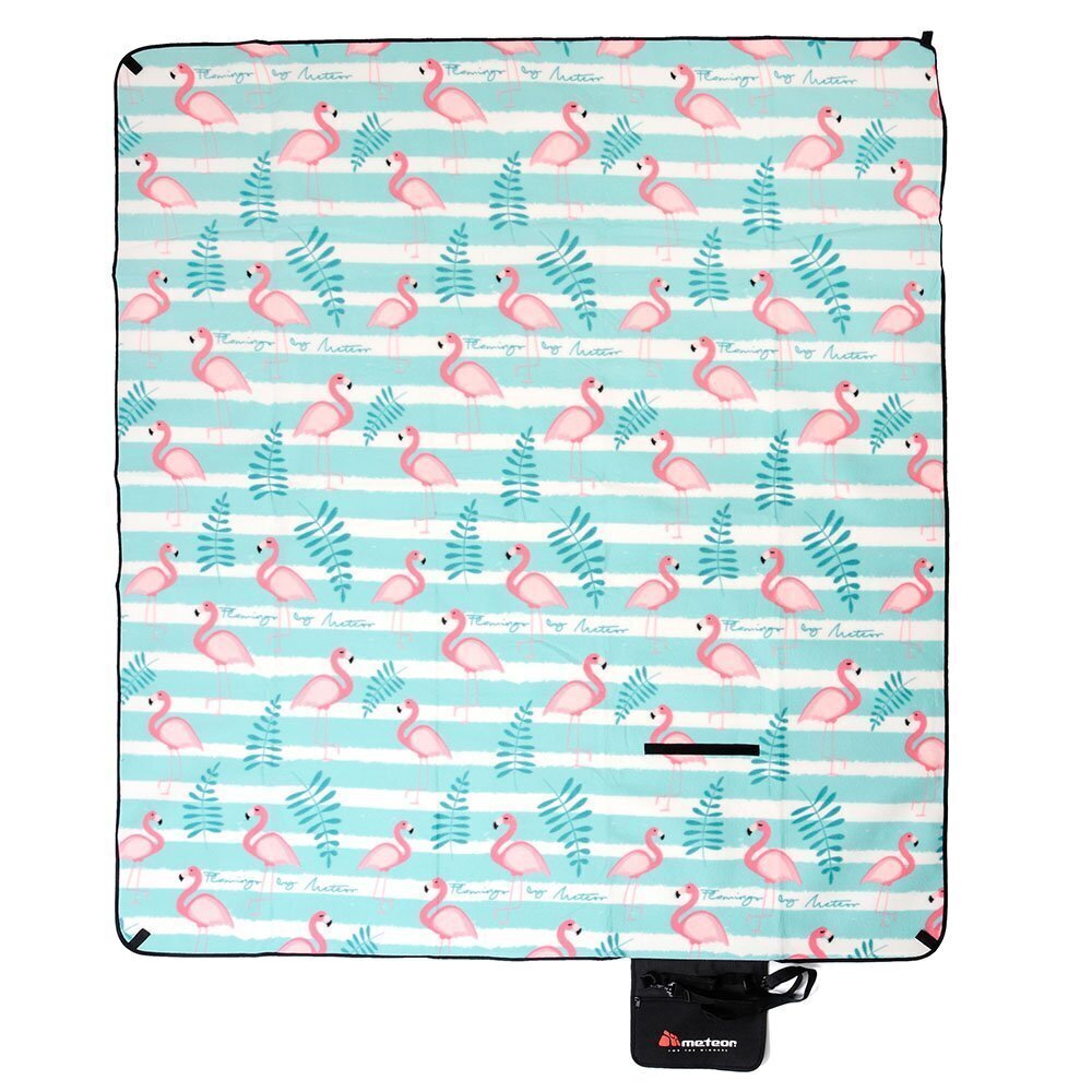 Piknikviltti Meteor Flamingos, 200x180 cm, sininen hinta ja tiedot | Retkeilyalustat, piknikhuovat | hobbyhall.fi
