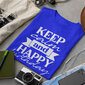 T-paita "Keep calm and happy birthday" hinta ja tiedot | Hauskat t-paidat | hobbyhall.fi