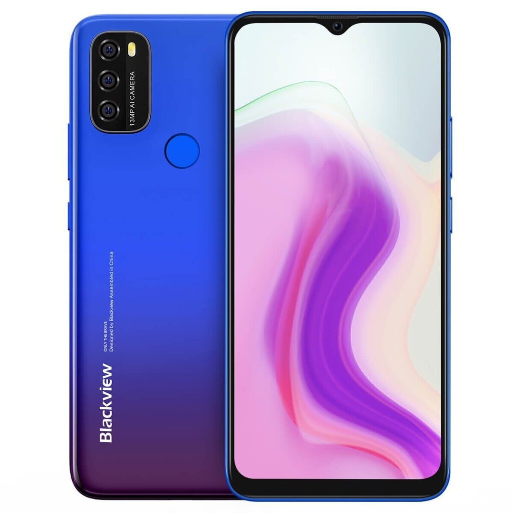 Blackview A70 Pro 32GB Dual SIM Blue hinta ja tiedot | Matkapuhelimet | hobbyhall.fi