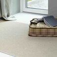 Narma Limo -flatWeave™ sileäksi kudottu matto, beige, Ø 160 cm