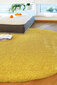 Narma Spice -nukkamatto, keltainen, Ø 200 cm hinta ja tiedot | Isot matot | hobbyhall.fi