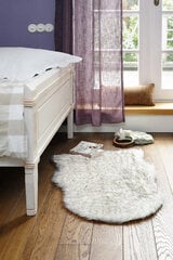 Narma Dolly -vegan lampaantalja, beige/harmaa, 60 x 160 cm hinta ja tiedot | Isot matot | hobbyhall.fi