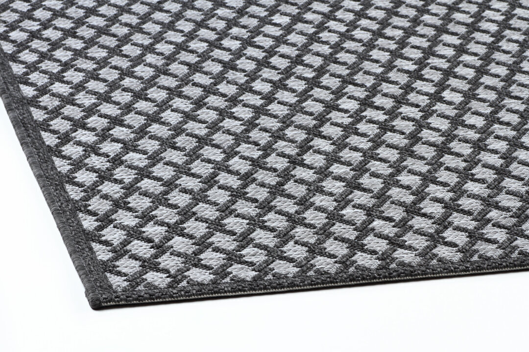 Narma Fontana -flatWeave™ sileäksi kudottu matto, harmaa, 155 x 230 cm hinta ja tiedot | Isot matot | hobbyhall.fi
