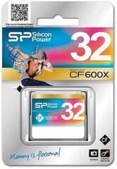 Silicon Power -muistikortti CF 32GB 600x hinta ja tiedot | Kameran muistikortit | hobbyhall.fi