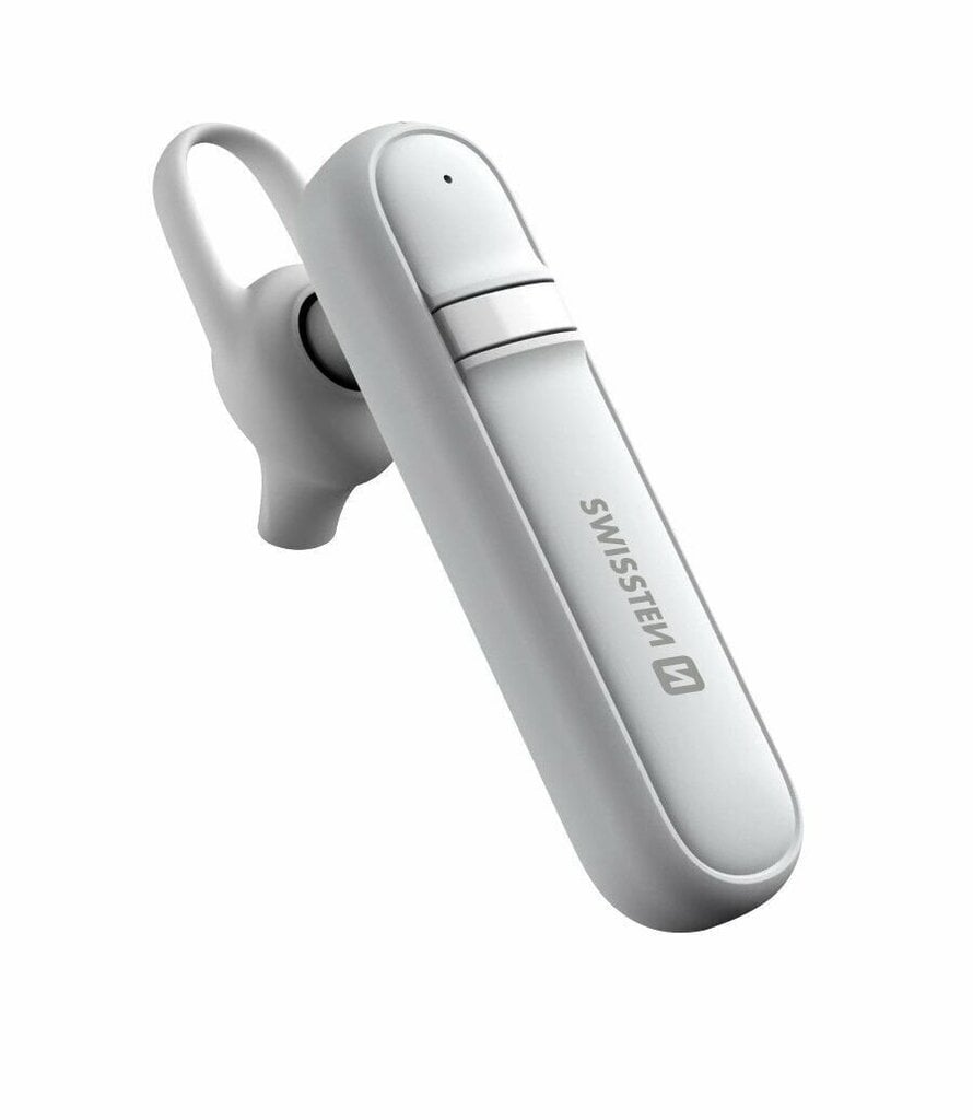 Swissten Caller Bluetooth 5.0 kuulokkeet, valkoinen hinta ja tiedot | Hands-free -tarvikkeet | hobbyhall.fi