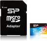 Silicon Power muistikortti microSDHC 32GB Superior Pro Color U3 + sovitin hinta ja tiedot | Puhelimen muistikortit | hobbyhall.fi