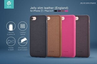 Apple iPhone 7 Plus suojakuori Devia Jelly Slim, ruskea hinta ja tiedot | Devia Puhelimet, älylaitteet ja kamerat | hobbyhall.fi