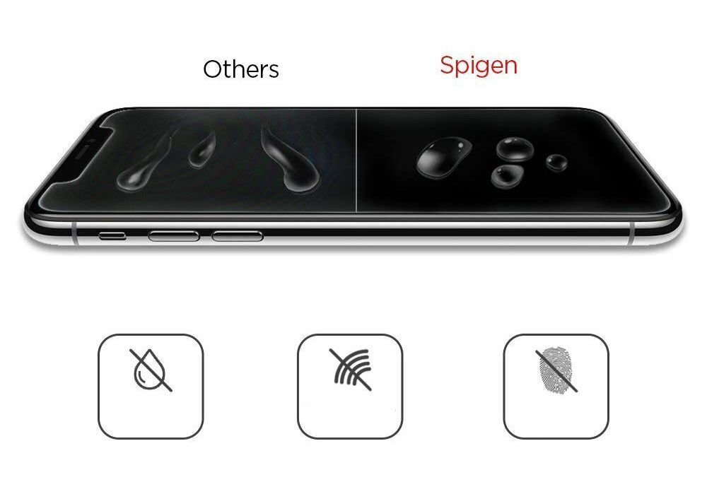iPhone XI, iPhone XS, iPhone X näytönsuoja Spigen Slim hinta ja tiedot | Näytönsuojakalvot ja -lasit | hobbyhall.fi