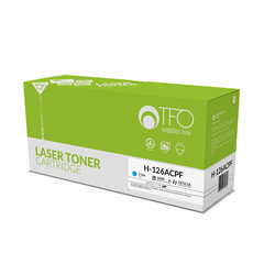Toner TFO H-126CPF (CE311A, Cy) 1,0K patent free, sininen hinta ja tiedot | Laserkasetit | hobbyhall.fi