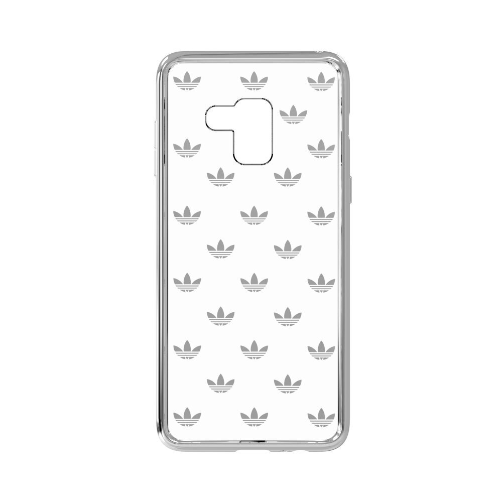 Samsung A530 Galaxy A8 (2018) suojakuori Adidas, läpinäkyvä / hopea (EU Blister) hinta ja tiedot | Puhelimen kuoret ja kotelot | hobbyhall.fi