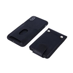 Mocco Smart Wallet Eco Leather Case - korttikotelo Samsung G960 Galaxy S9 puhelimelle, musta hinta ja tiedot | Puhelimen kuoret ja kotelot | hobbyhall.fi