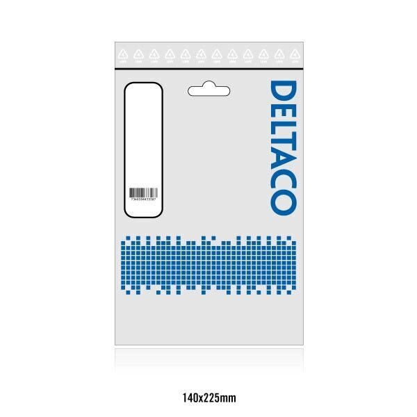 USB-kaapeli Deltaco USB-218, USB 2.0 A uros - B uros, 2 m hinta ja tiedot | Kaapelit ja adapterit | hobbyhall.fi