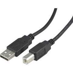 USB-kaapeli Deltaco USB-218S, USB 2.0 A uros - B uros, 2 m hinta ja tiedot | Kaapelit ja adapterit | hobbyhall.fi