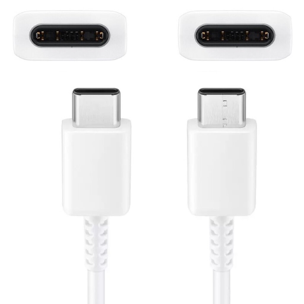 Samsung EP-DA905BWE 100W 6A Yleinen USB-C - USB-C Lataus- ja Tietokaapeli Valkoinen 1m (OEM) hinta ja tiedot | Puhelinkaapelit | hobbyhall.fi