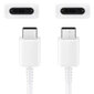 Samsung EP-DA905BWE 100W 6A Yleinen USB-C - USB-C Lataus- ja Tietokaapeli Valkoinen 1m (OEM) hinta ja tiedot | Puhelinkaapelit | hobbyhall.fi