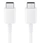 Samsung EP-DA905BWE 100W 6A Yleinen USB-C - USB-C Lataus- ja Tietokaapeli Valkoinen 1m (OEM) hinta ja tiedot | Puhelinkaapelit | hobbyhall.fi