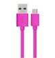USB-laturi Energizer Hightech Ultra Flat Micro-USB, vaaleanpunainen hinta ja tiedot | Puhelinkaapelit | hobbyhall.fi