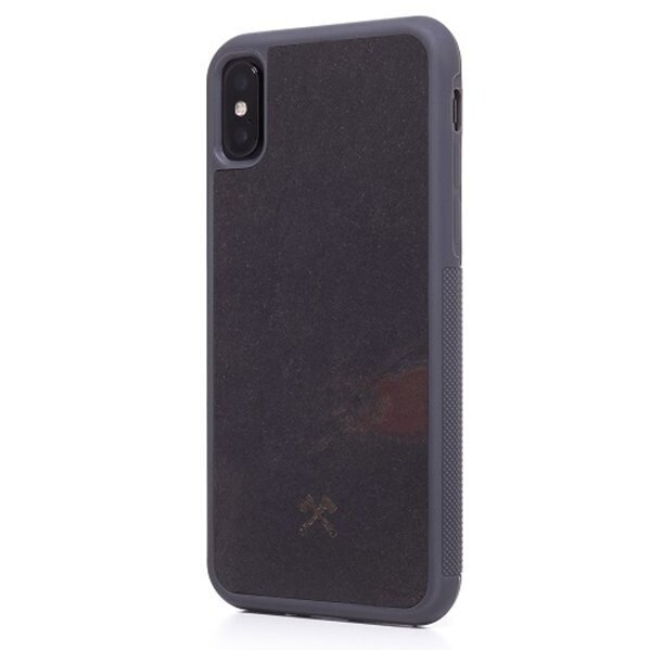 Woodcessories Stone Collection EcoCase, sopii iPhone X:lle, tulivuoren musta (sto009) hinta ja tiedot | Puhelimen kuoret ja kotelot | hobbyhall.fi