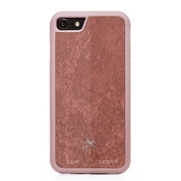 Woodcessories Stone Collection EcoCase, sopii iPhone 7/8:lle, kanjonin punainen (sto004) hinta ja tiedot | Puhelimen kuoret ja kotelot | hobbyhall.fi