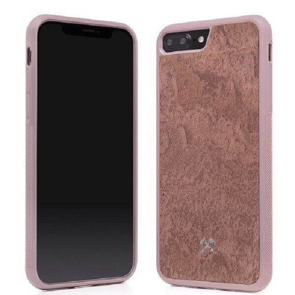 Woodcessories Stone Collection EcoCase, sopii iPhone 7/8+:lle, kanjoninpunainen (sto008) hinta ja tiedot | Puhelimen kuoret ja kotelot | hobbyhall.fi