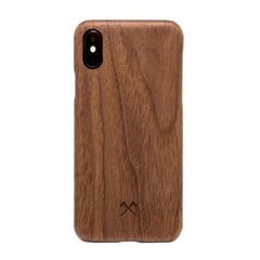 iPhone X suojakuori Woodcessories EcoCase, pähkinä (eco209) hinta ja tiedot | Puhelimen kuoret ja kotelot | hobbyhall.fi