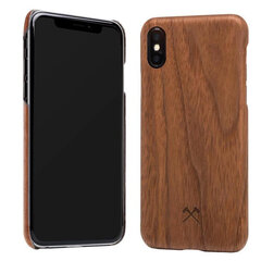 Woodcessories Slim Series EcoCase, sopii iPhone Xs Maxille, pähkinä (eco274) hinta ja tiedot | Puhelimen kuoret ja kotelot | hobbyhall.fi