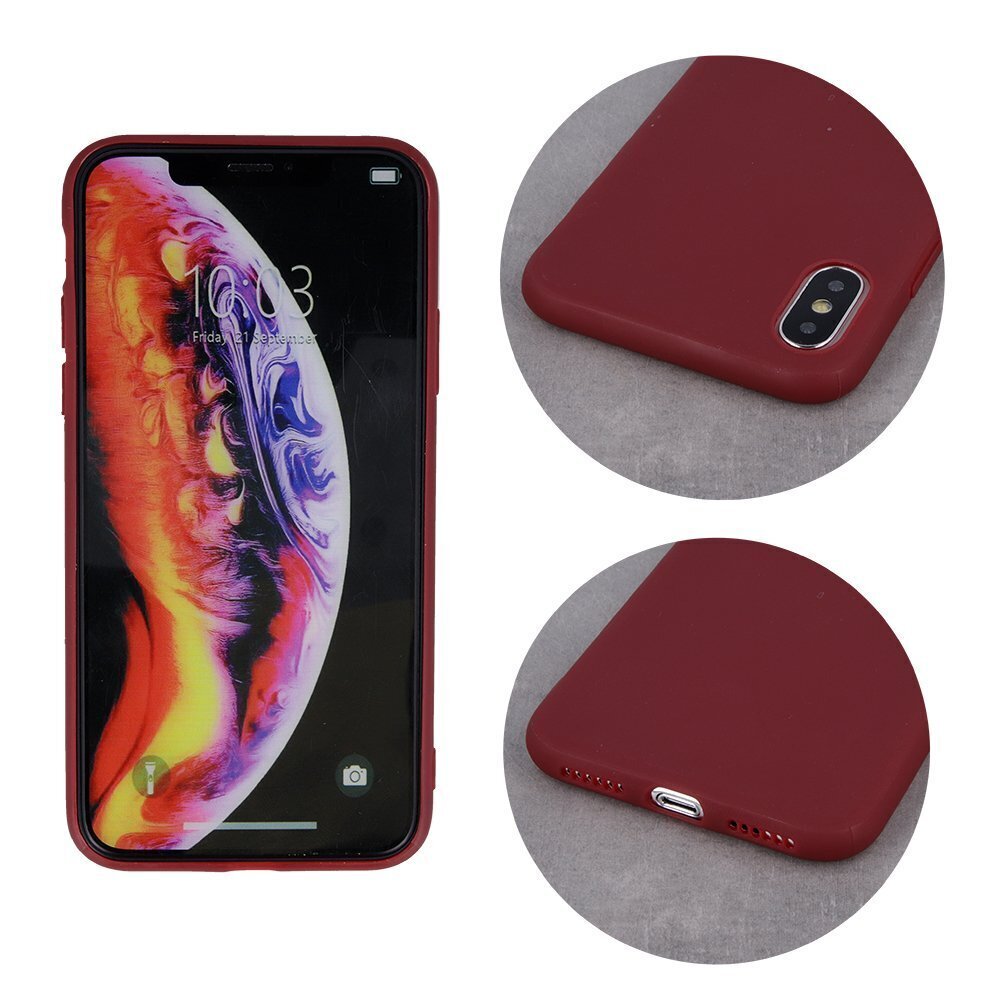 Apple iPhone 11 Pro Max suojakuori Mocco Ultra 0,3 mm, punainen hinta ja tiedot | Puhelimen kuoret ja kotelot | hobbyhall.fi