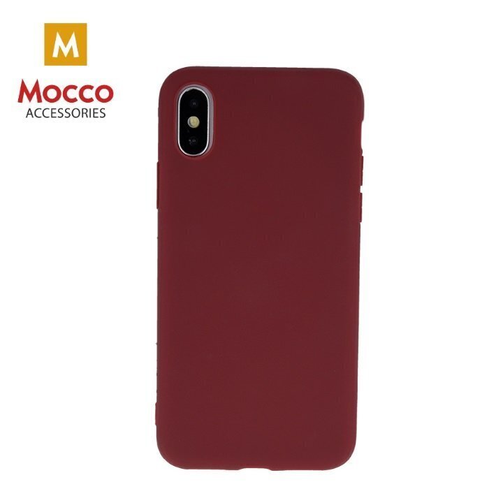 Apple iPhone 11 Pro Max suojakuori Mocco Ultra 0,3 mm, punainen hinta ja tiedot | Puhelimen kuoret ja kotelot | hobbyhall.fi