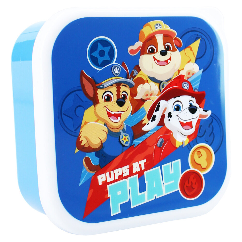 Lasten lounaslaatikoiden setti PAW Patrol Fresh Bites 3kpl hinta ja tiedot | Elintarvikkeiden säilytysastiat | hobbyhall.fi