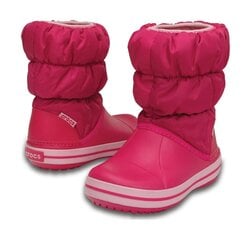 Crocs™ lasten vapaa-ajan kengät Kids' Winter Puff Boot, pinkki 25 hinta ja tiedot | Lasten talvikengät | hobbyhall.fi