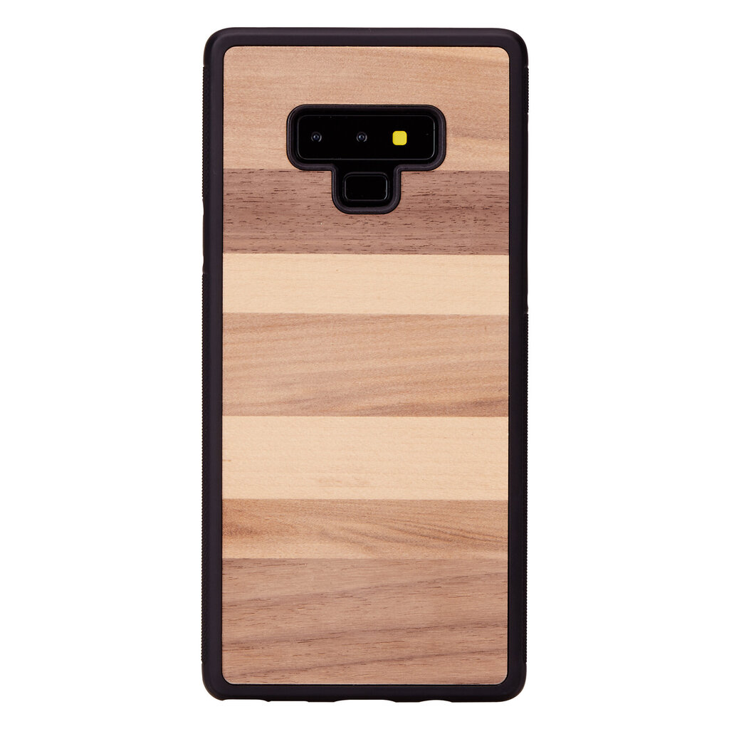 Man & Wood suojakuori Samsung Galaxy Note 9:lle, Sabbia, musta hinta ja tiedot | Puhelimen kuoret ja kotelot | hobbyhall.fi