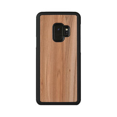 Man & Wood suojakuori Samsung Galaxy S9:lle, Cappuccino, musta hinta ja tiedot | Puhelimen kuoret ja kotelot | hobbyhall.fi