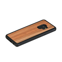 Man & Wood suojakuori Samsung Galaxy S9:lle, Cappuccino, musta hinta ja tiedot | Puhelimen kuoret ja kotelot | hobbyhall.fi