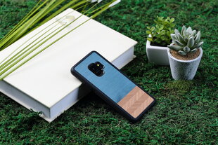 Man & Wood suojakuori Samsung Galaxy S9:lle, Denim, musta hinta ja tiedot | Puhelimen kuoret ja kotelot | hobbyhall.fi