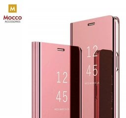 Mocco Clear View suojakotelo Xiaomi Redmi 8A:lle, vaaleanpunainen hinta ja tiedot | Puhelimen kuoret ja kotelot | hobbyhall.fi