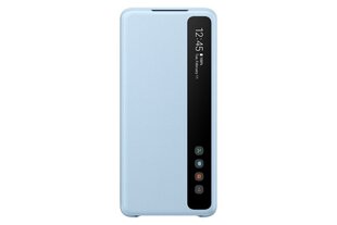 Samsung Smart Clear View Galaxy S20+ suojakotelo, sininen hinta ja tiedot | Puhelimen kuoret ja kotelot | hobbyhall.fi